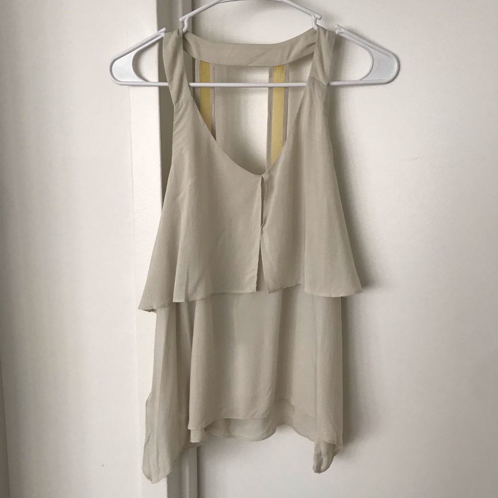 NWT BCBGENERATION Tank with flower detail